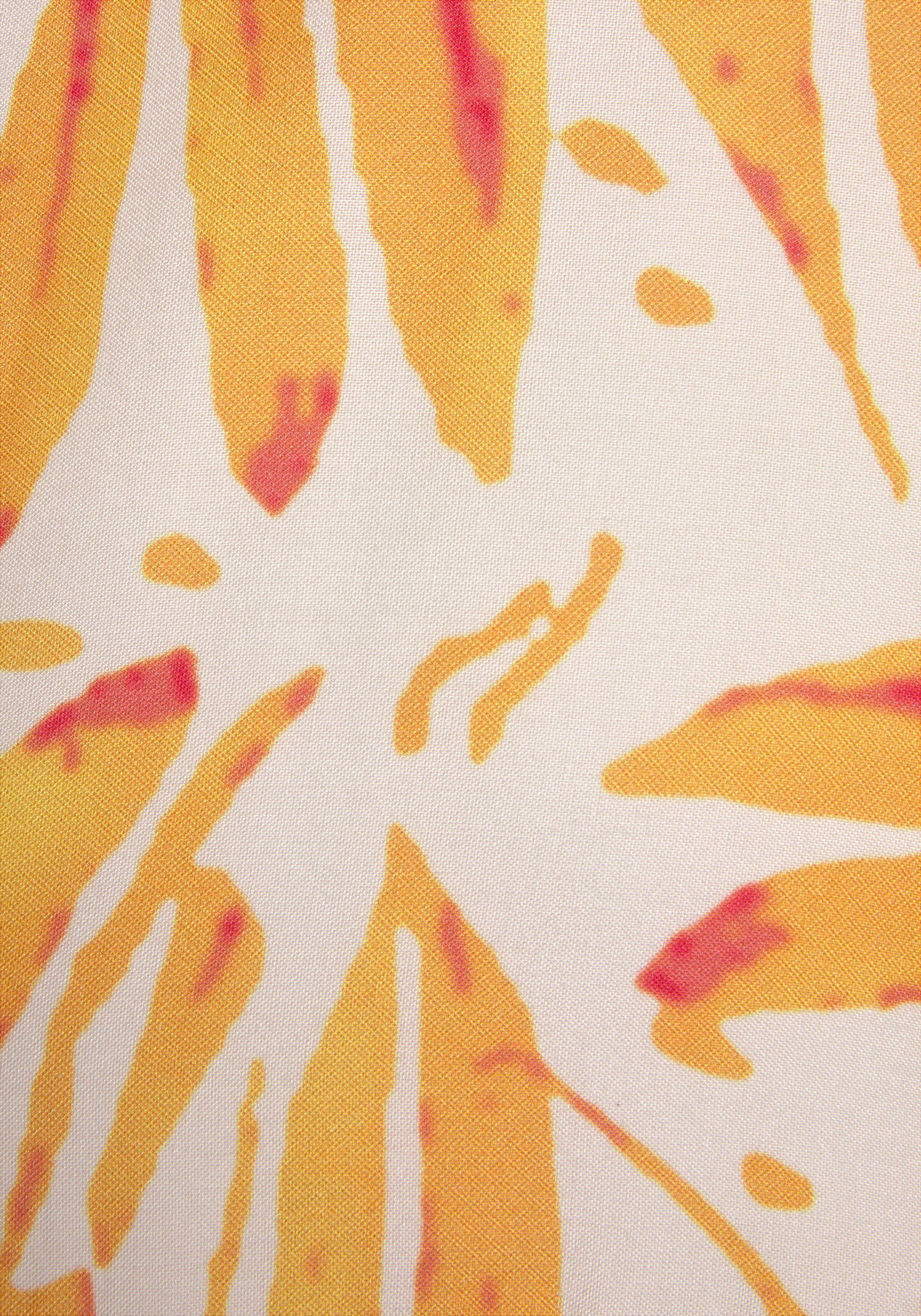 s.Oliver Blusenkleid mit Volant am Rock, Tunikakleid, Sommerkleid, Strandkleid