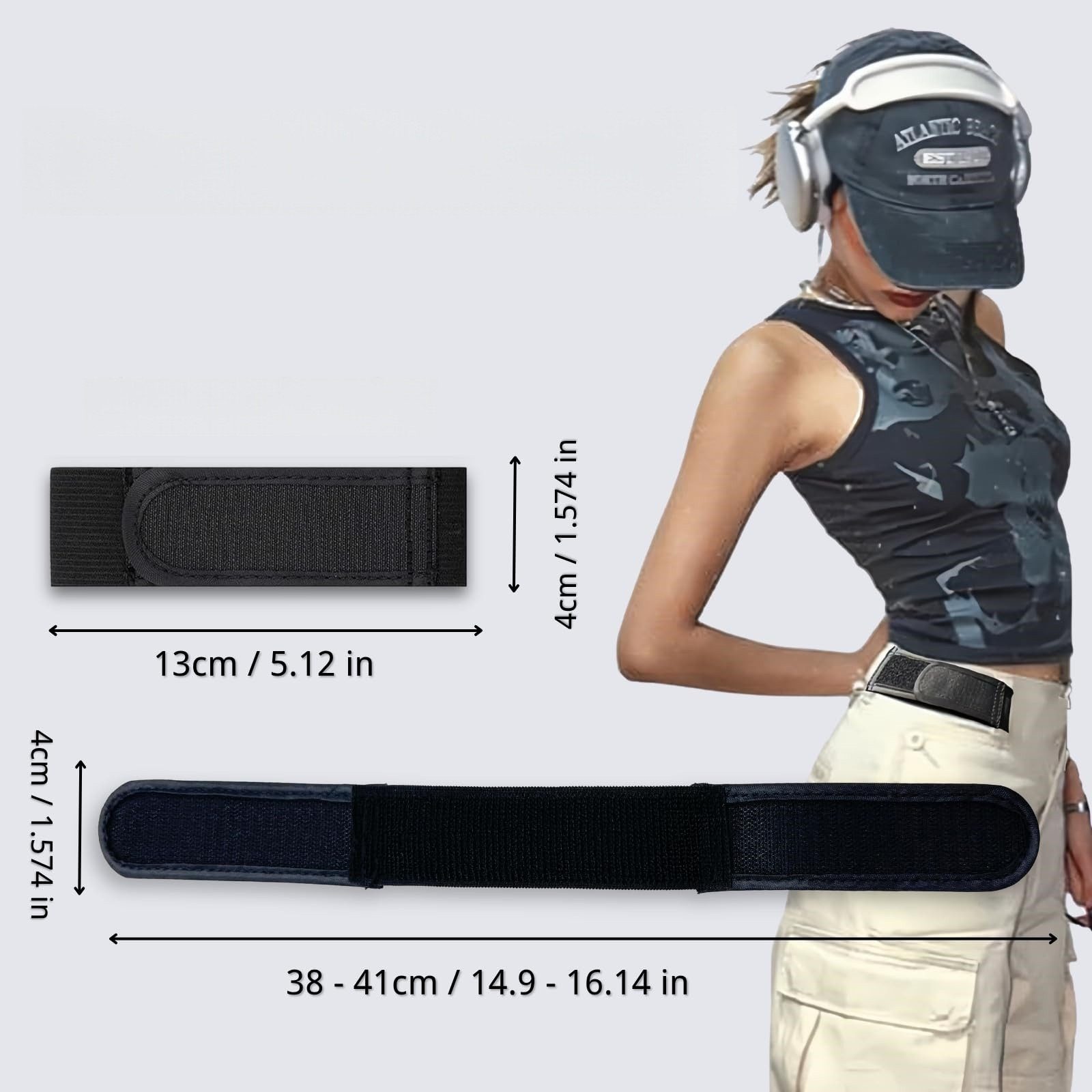 FOUORTUNATE-BEE Gürtelschnalle 4er Set Gürtel ohne Schnalle, Verstellbarer Elastikgürtel Unisex (4-St) Für Alltag, Reisen, Sport und Arbeit, Unsichtbarer Stretchgürtel