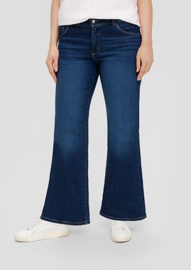 s.Oliver Stoffhose Jeans / Mid Rise / Flared Leg Waschung