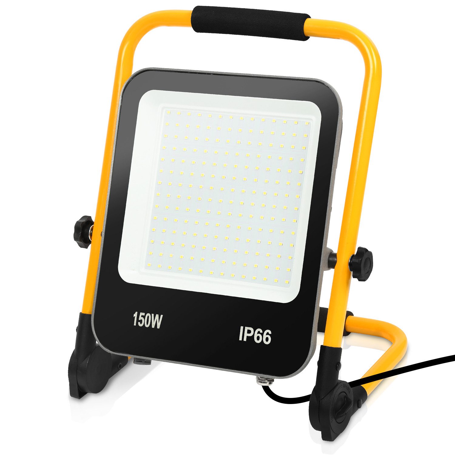 Clanmacy LED Baustrahler LED Baustrahler LED Fluter mit Stativ Scheinwerfer günstig online kaufen