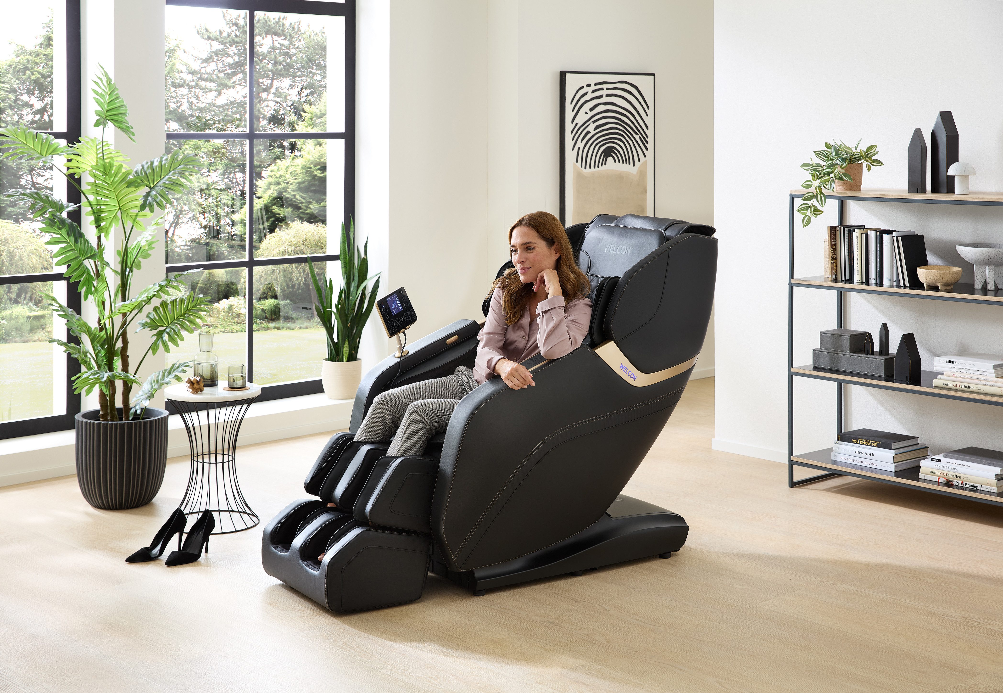 WELCON Massagesessel Massagesessel PRESTIGE III 4D mit Scan Funktion und He günstig online kaufen