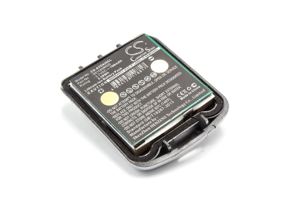 vhbw Ersatz für 5010808000 für Akku Li-Ion 700 mAh (3,7 V)