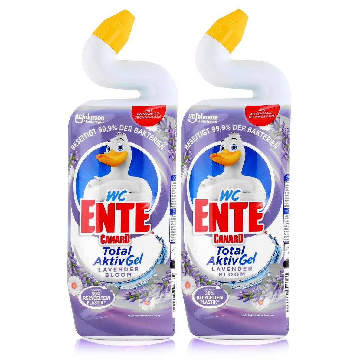 WC Ente WC-Reiniger Total AktivGel Lavender Bloom 750ml (2er Pack) WC-Reiniger
