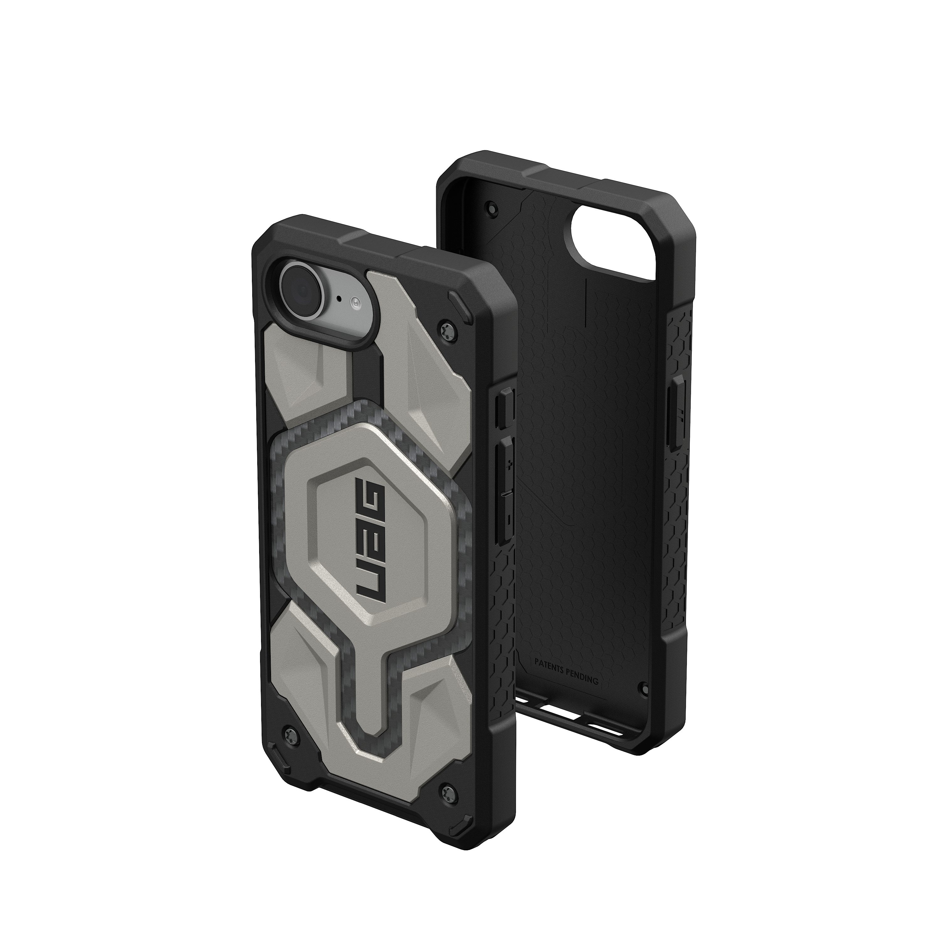 Urban Armor Gear Smartphone-Hülle Monarch Pro - iPhone 16e / iPhone 17e Hülle MagSafe, [Magnetring, Fallschutz nach Militärstandard]