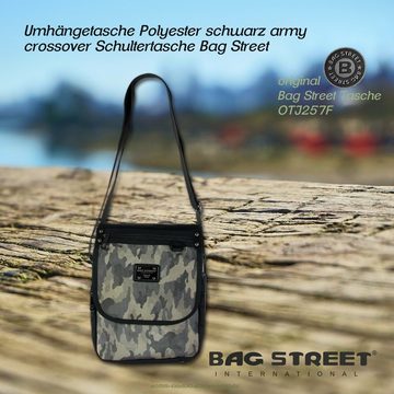 BAG STREET Umhängetasche Bag Street Damen Herren Umhängetasche (Umhängetasche), Herren, Damen, Jugend Tasche in schwarz, army, ca. 25cm Breite, Camouf