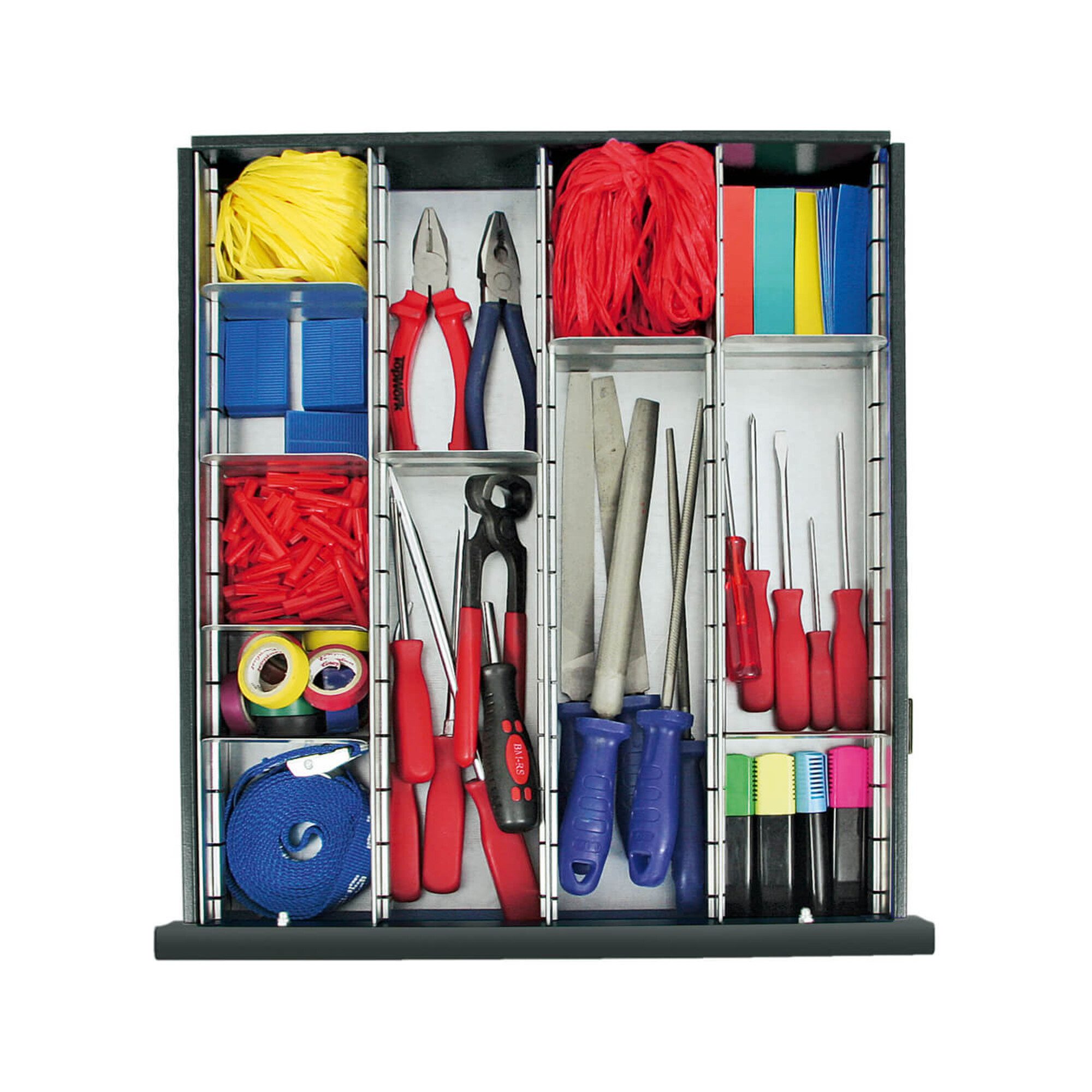 Stumpf Metall GmbH Regal Stumpf Einteilungs-Set 100 mm hoch, 12-teilig