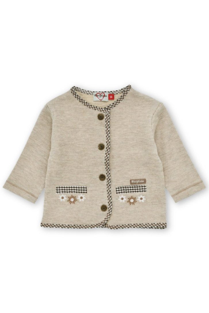 BONDI Trachtenkleid Trachtenjacke Baby - BERGLIEBE - schoko-melange