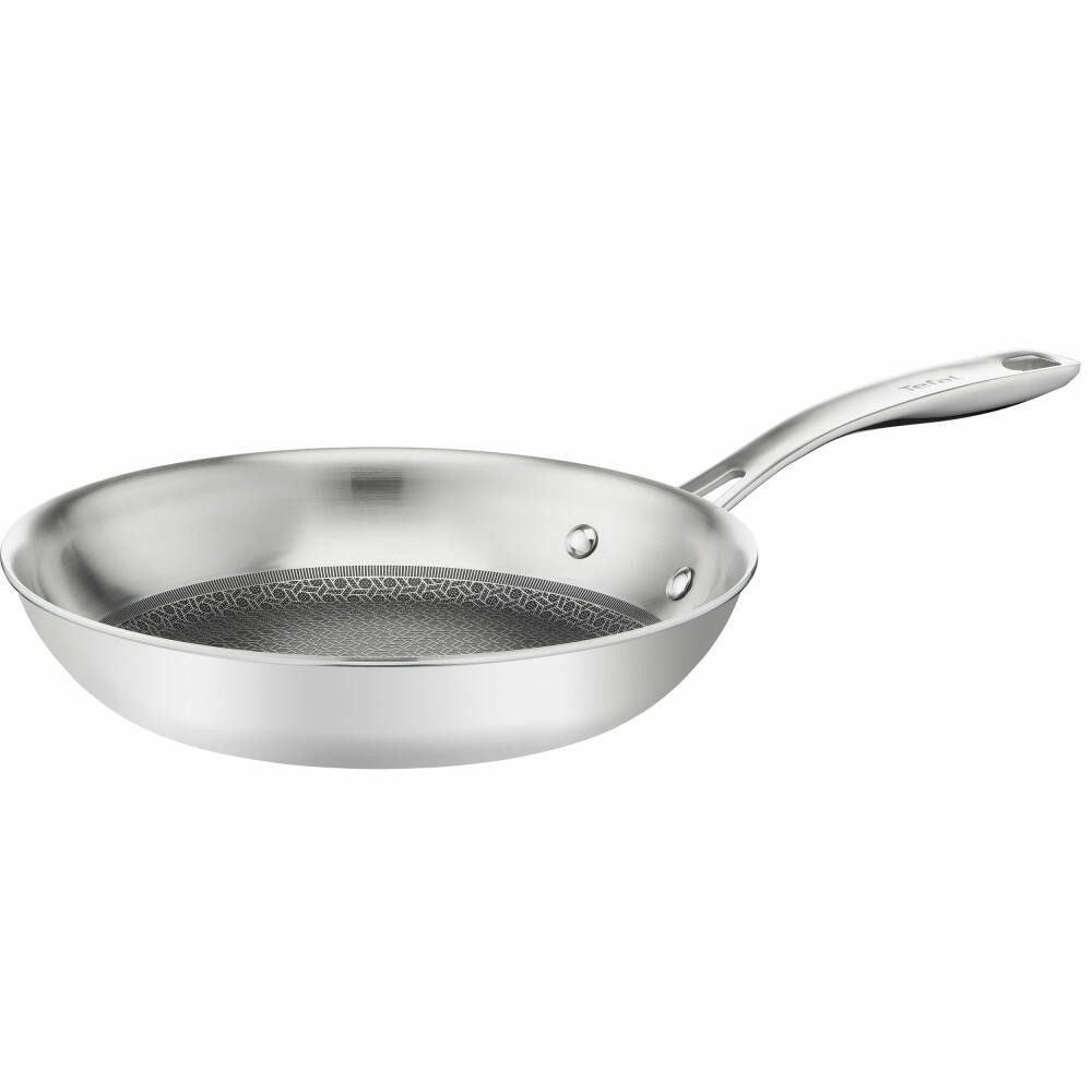 Tefal Bratpfanne Eternal Mesh Edelstahl Ø 28 cm, Edelstahl