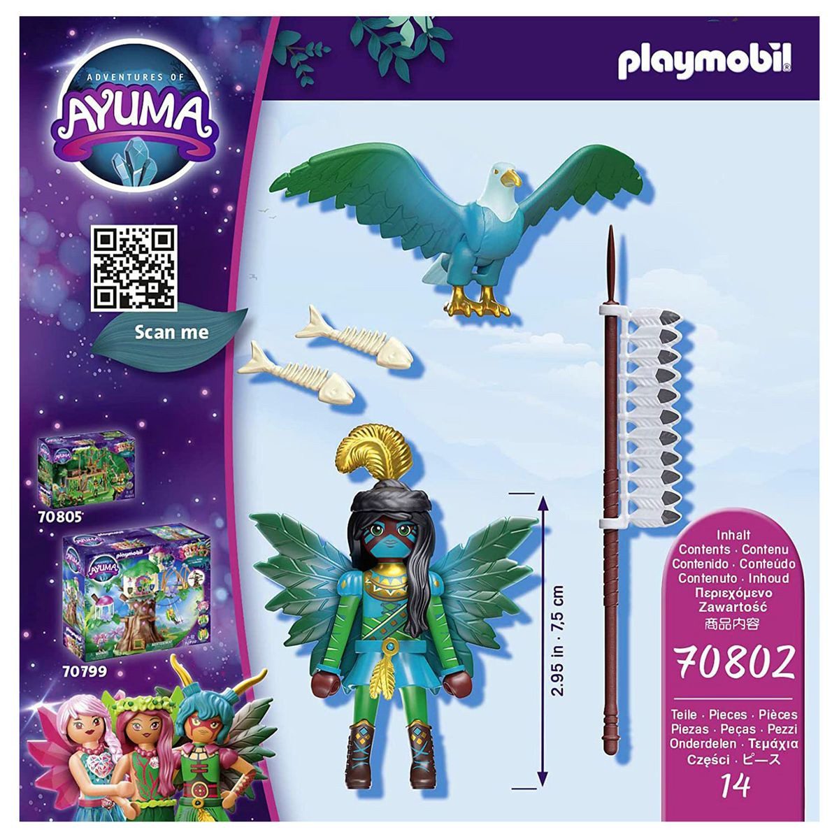 Playmobil® Spielwelt Playmates 70802 - Ayuma - Knight Fairy mit Seelentier