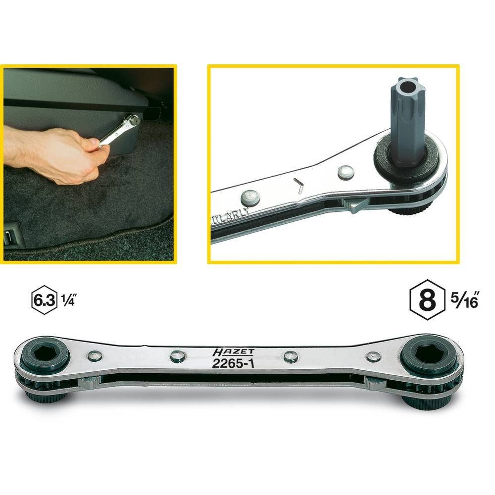 HAZET Ratsche Bit-Umschaltknarre 2265-1