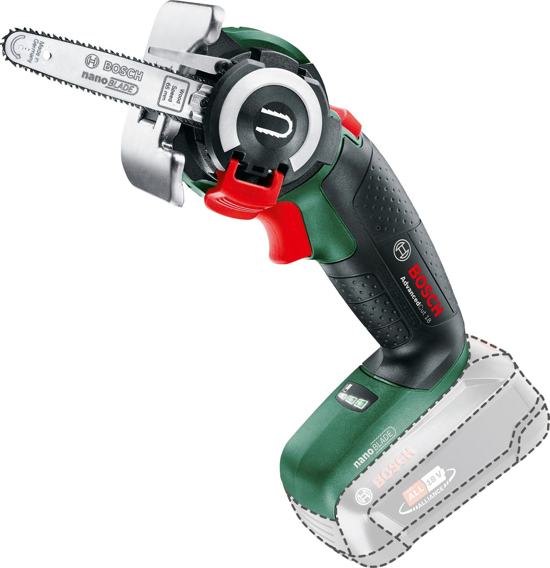 Bosch 18, Ladegerät Akku-Säbelsäge 18 AdvancedCut und Home V, ohne Akku Garden &