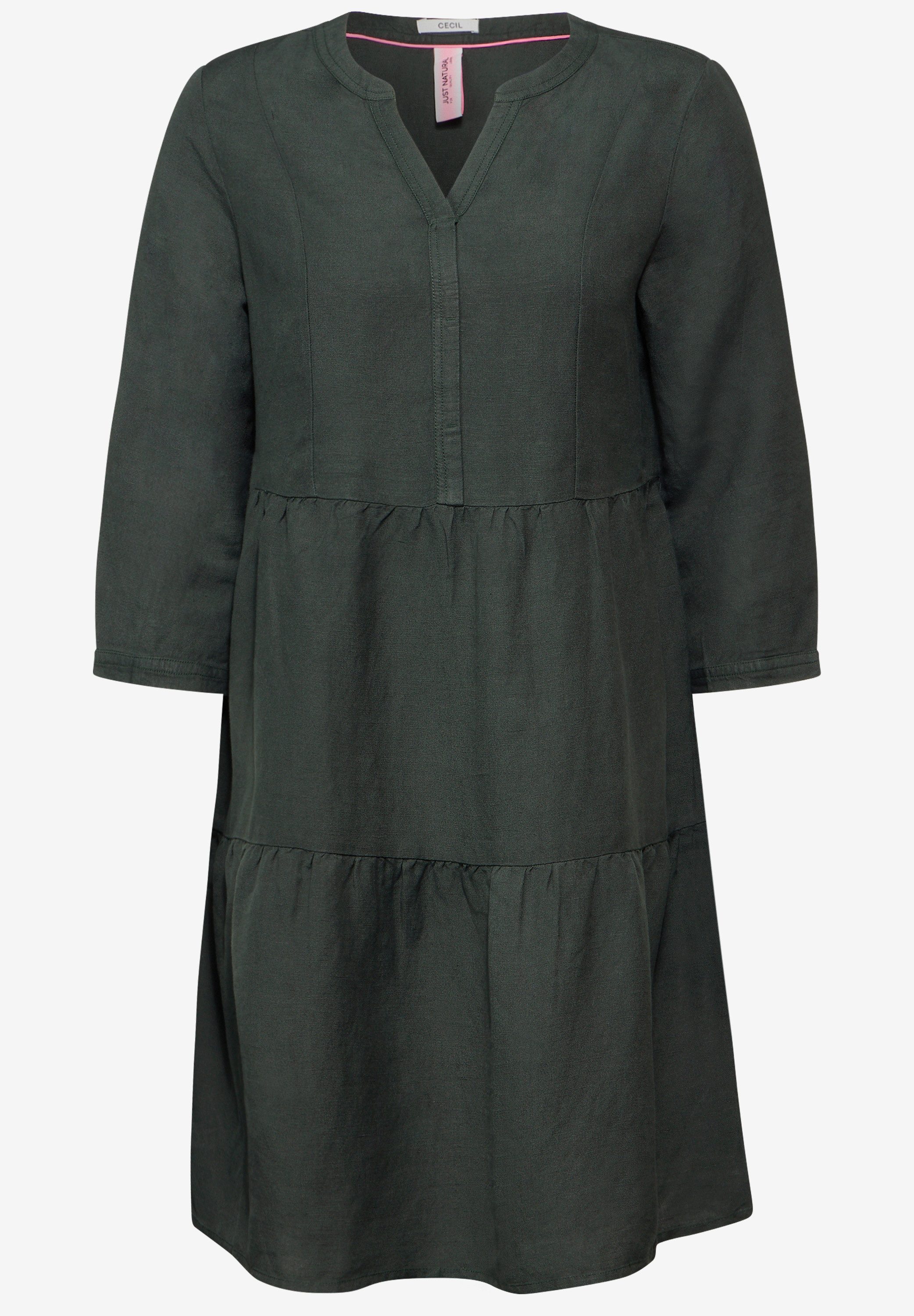 Maxikleid Tunika Leinen Kleid