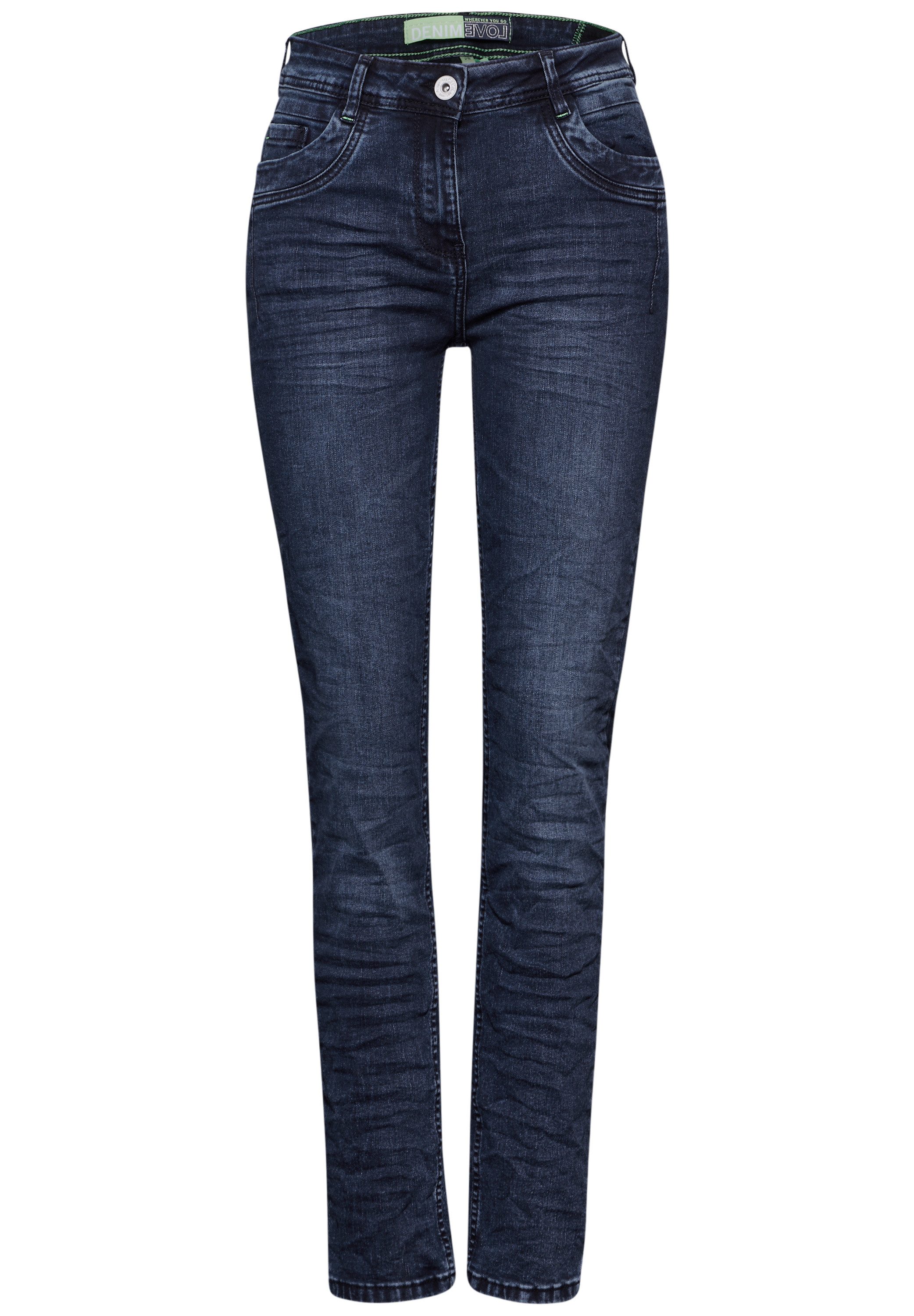 CECIL Slim-fit-Jeans High Waist