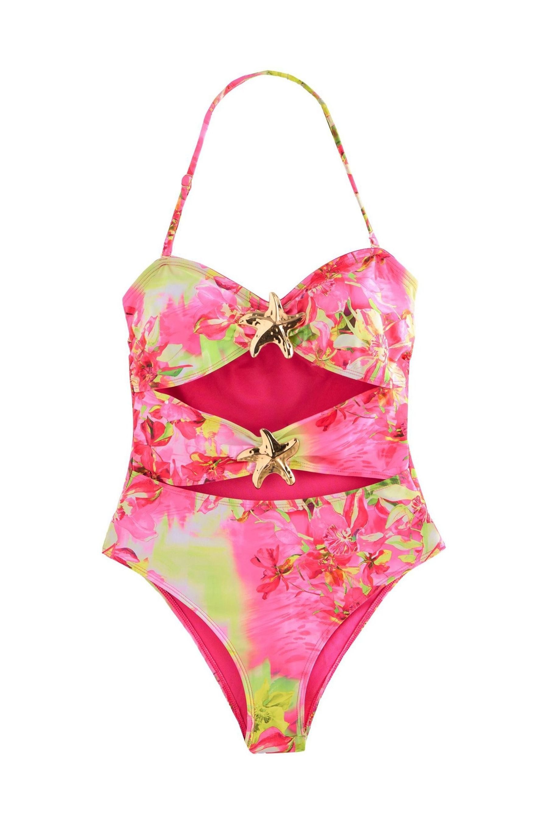 Lipsy Badeanzug Lipsy Badeanzug mit Zierausschnitten, Seestern (1-St)
