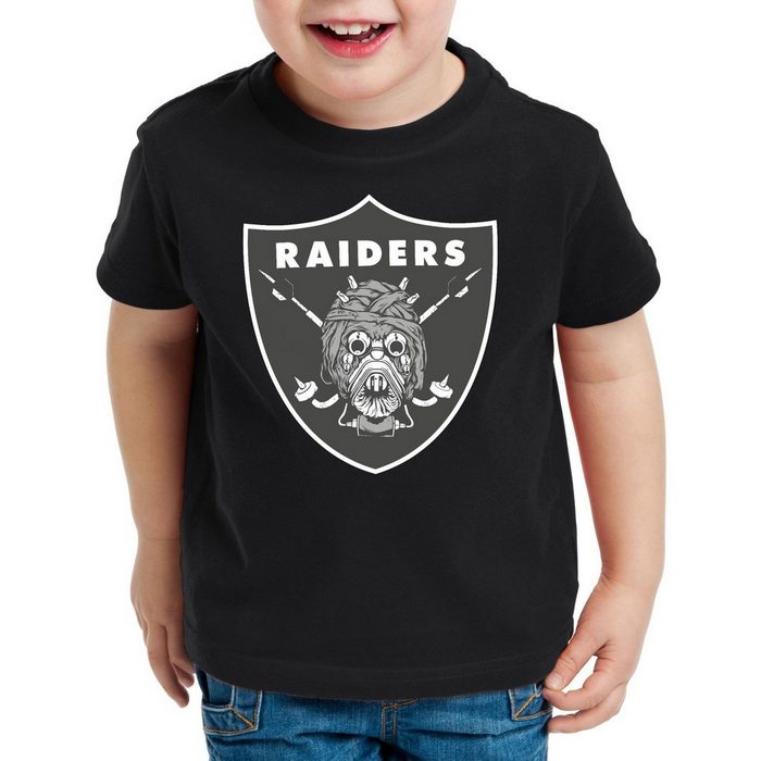 style3 Print-Shirt Kinder T-Shirt Tusken Raiders american football team tatooine