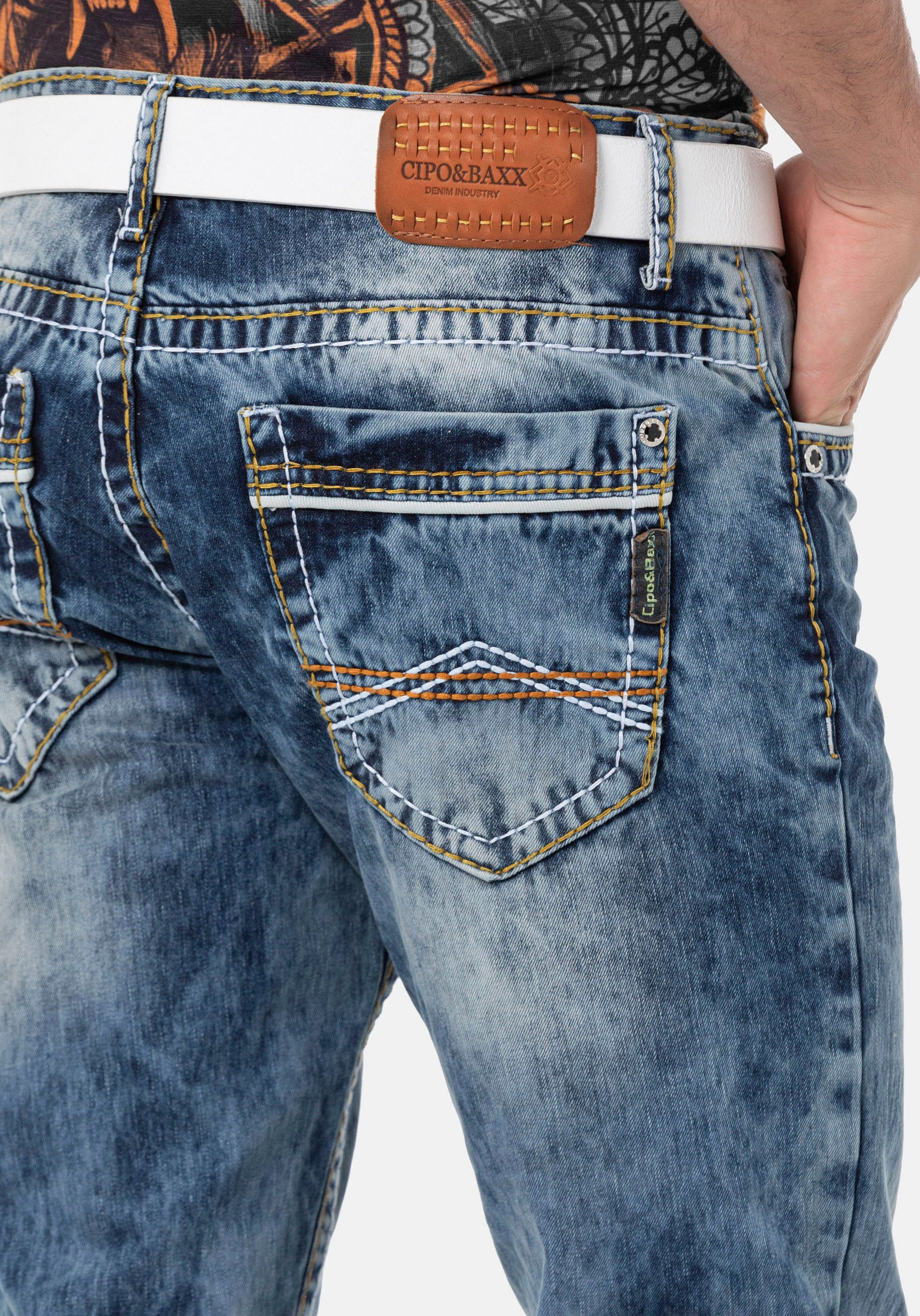 Cipo & Baxx Straight-Jeans