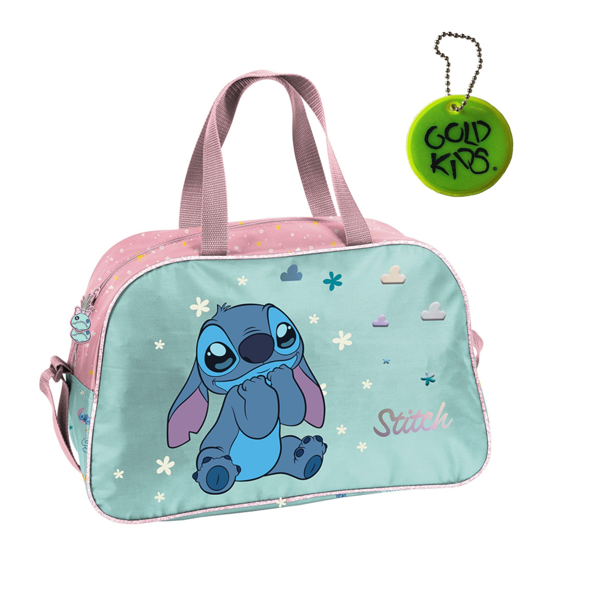 GOLDKIDS Sporttasche Kinder für Mädchen & Jungen - Umhängetasche (Schwimmtasche mit, verstärktem Boden - Trainingstasche), 40 cm x 25 cm x 15 cm