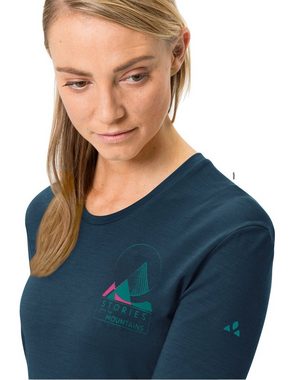 VAUDE T-Shirt Women's Monviso Wool LS T-Shirt (1-tlg) Green Shape