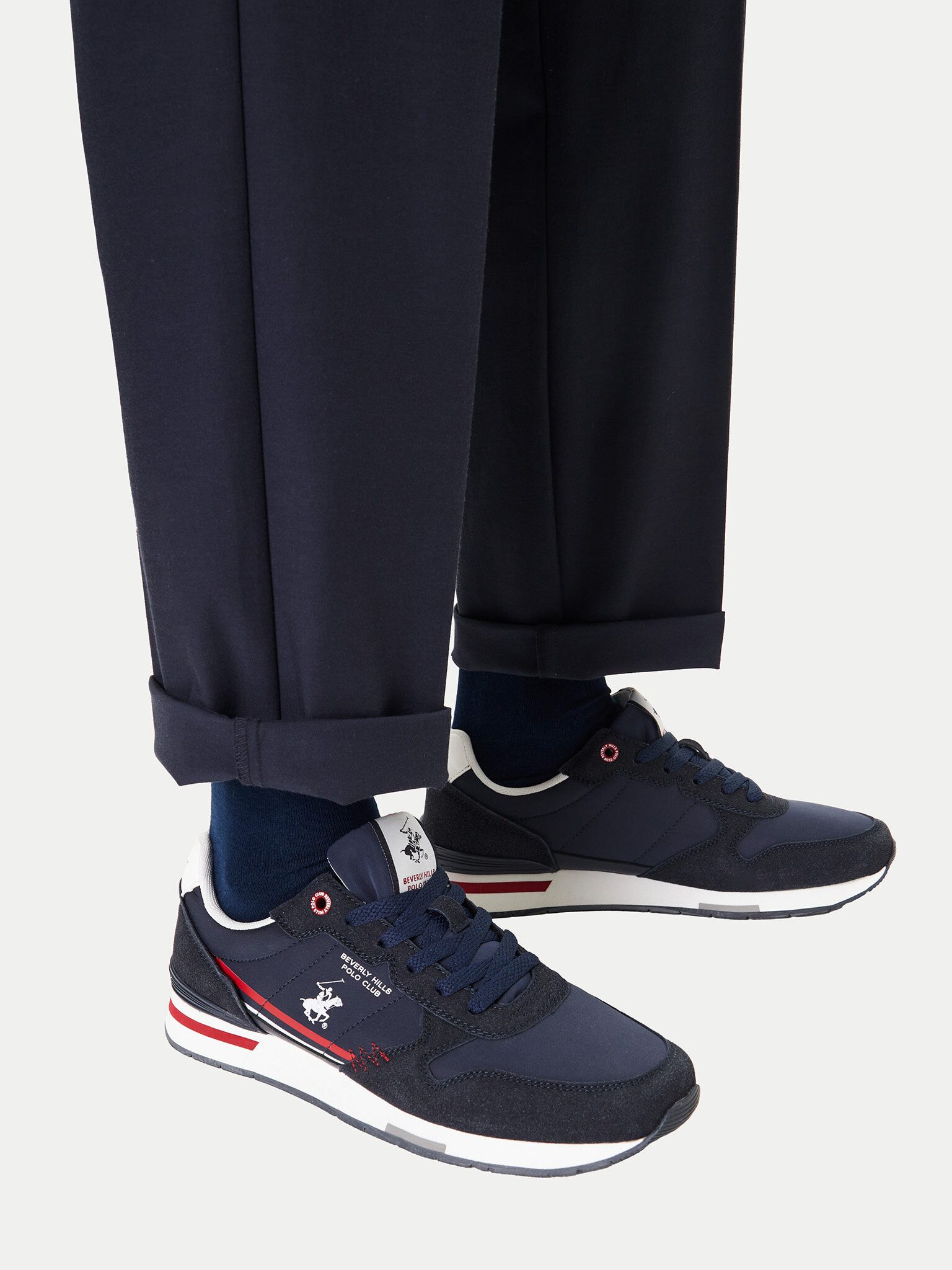 BEVERLY HILLS POLO CLUB Beverly Hills Polo Club Herren-Sneakers Marineblau günstig online kaufen