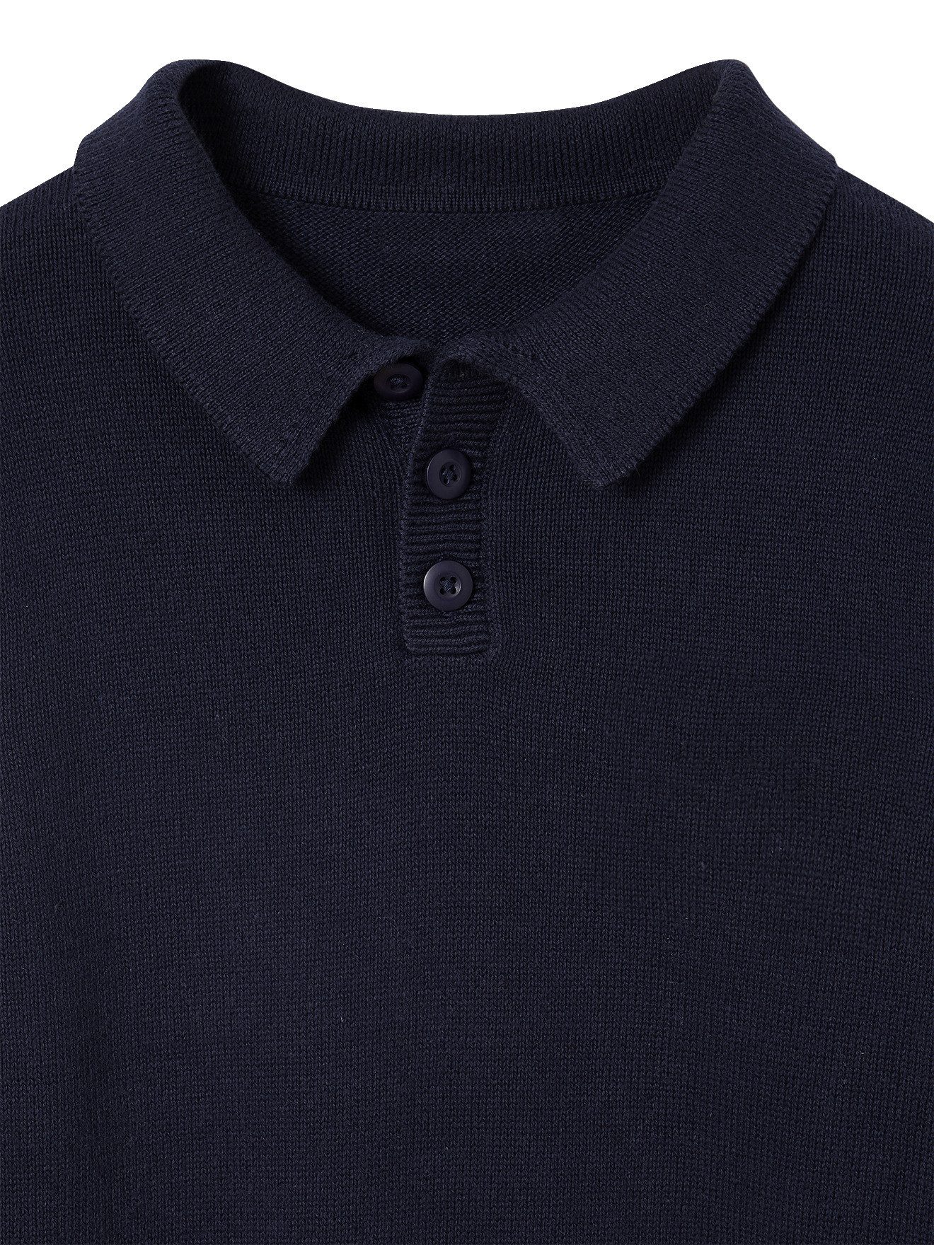 vertbaudet Pullunder Pullover mit Polokragen Jungen