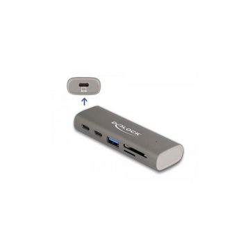 Delock 64236 - 3 Port USB 10 Gbps Hub inklusive SD und Micro SD... USB-Adapter USB C