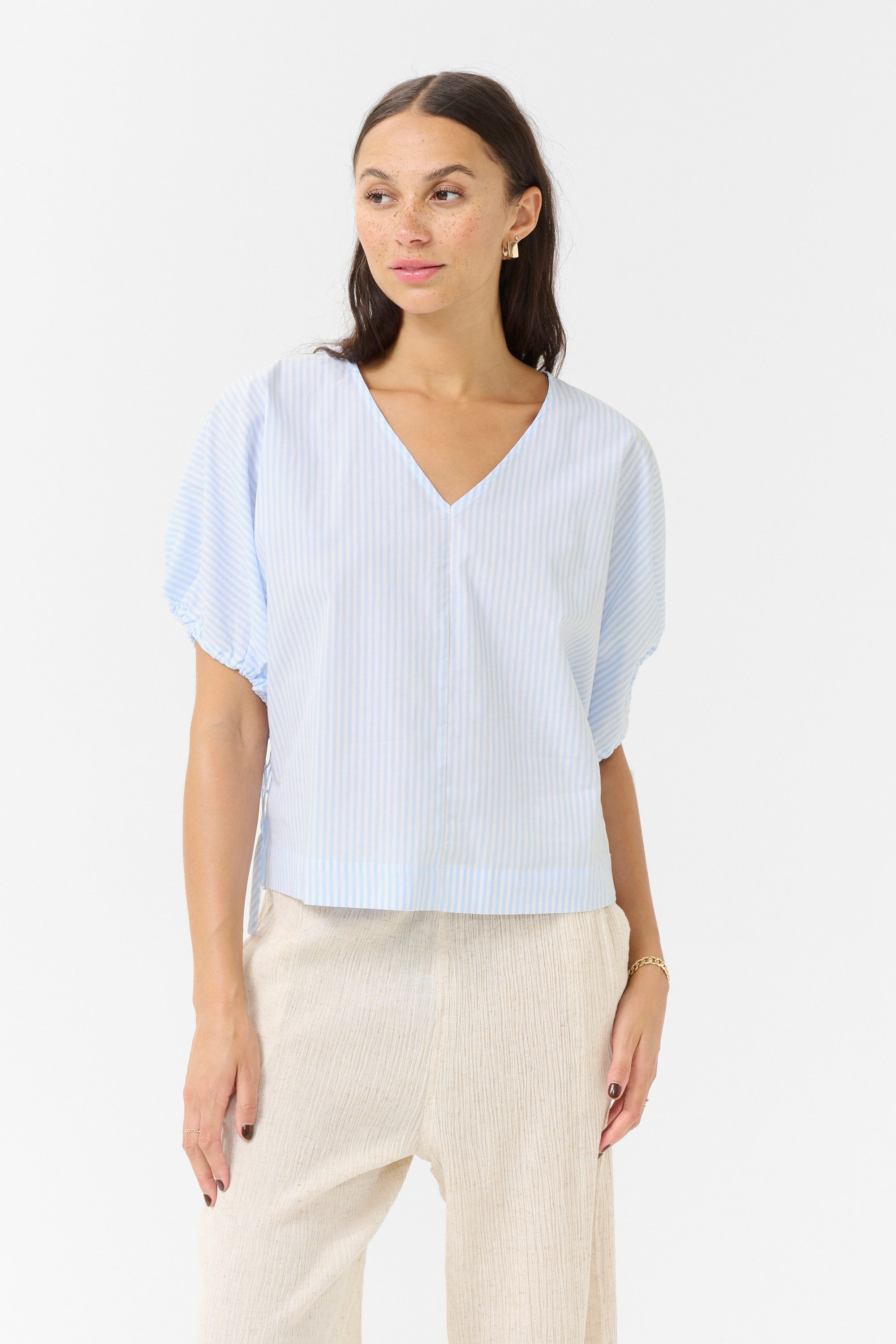 KAFFE Kurzarmbluse Bluse kurzarm KAbeth
