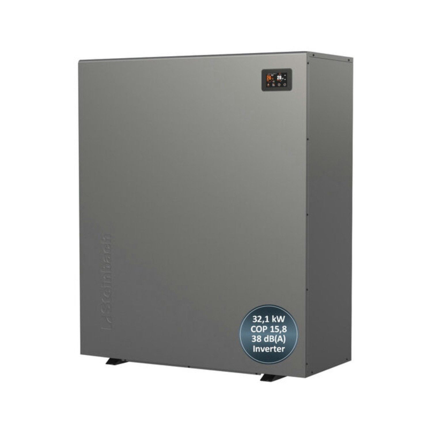 Steinbach Pool-Wärmepumpe "Silent 32,1" (Modell 2026), Heiz-& Kühlfunktion, für Pools bis 110.000 l, 32,1 kW Heizleistung