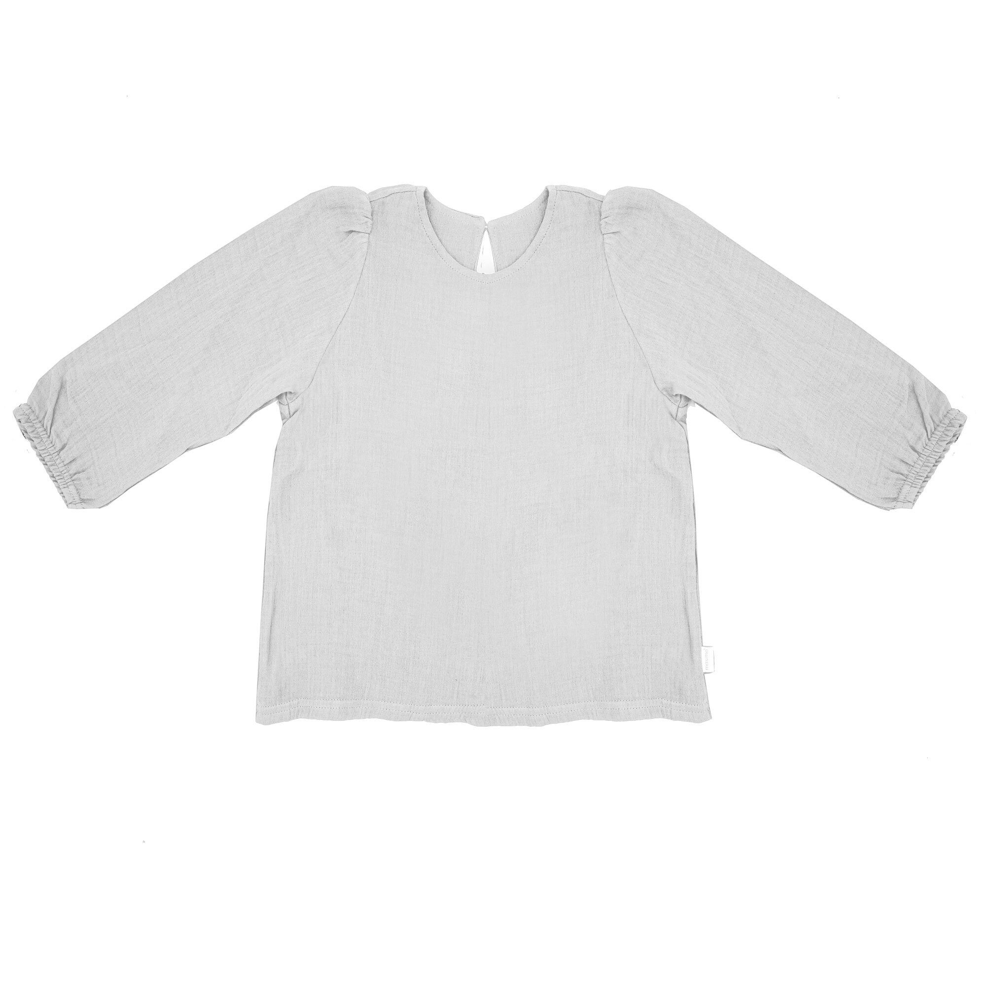 MAXIMO Shirtbluse GOTS MINI GIRL-Bluse langer Ärmel, Musselin (1-tlg)