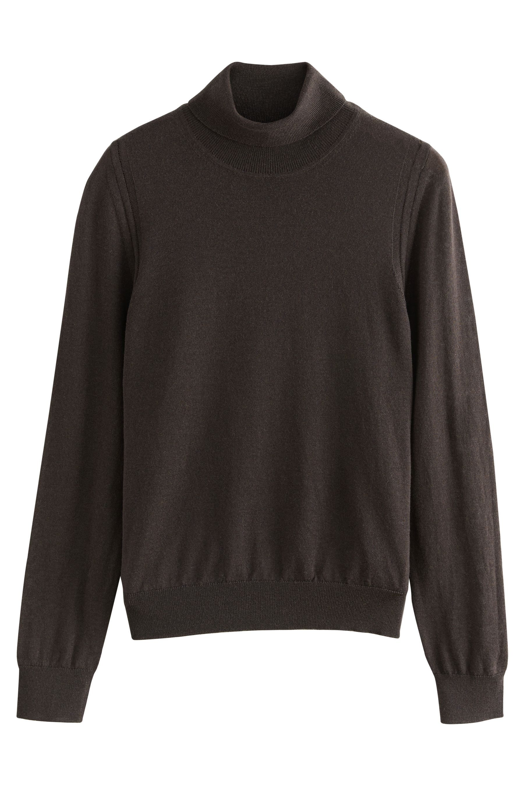 Strickpullover N. Premium Rollkragenpullover aus Merinowolle