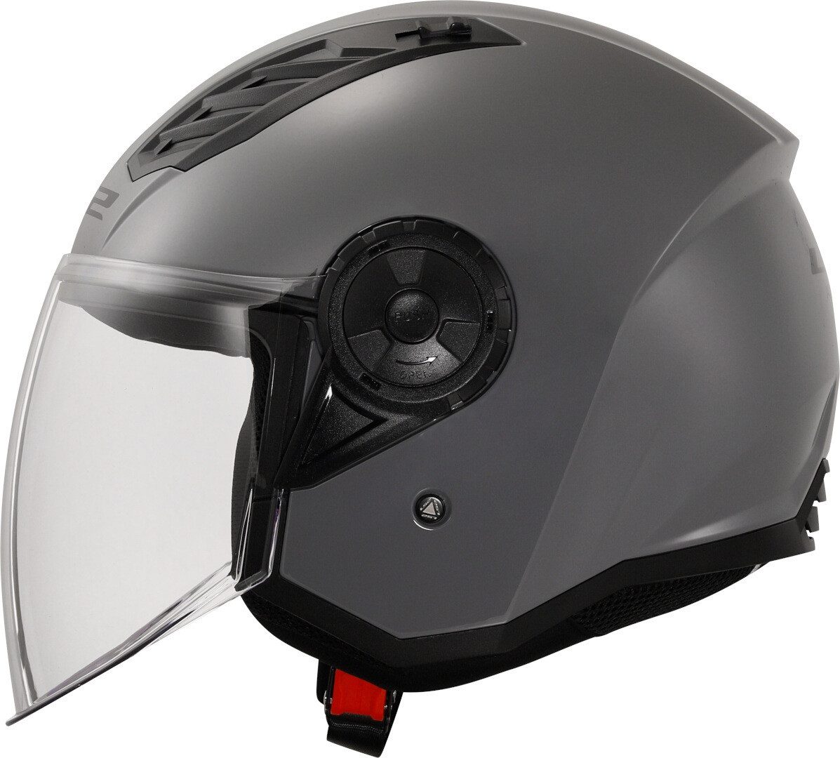 LS2 Motorradhelm OF616 Airflow II Solid Jethelm, vorbereitet für Kommunikationssystem