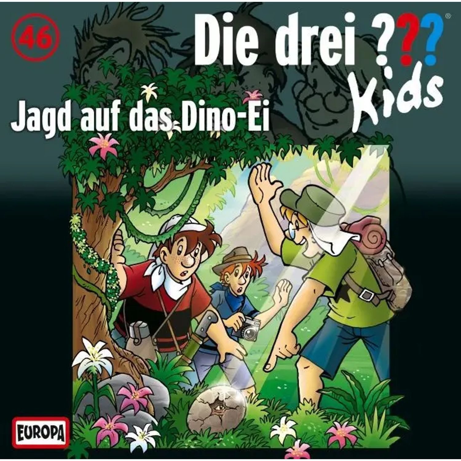 United Soft Media Hörspiel Die drei ???-Kids: Jagd auf das Dino-Ei, Audio-CD