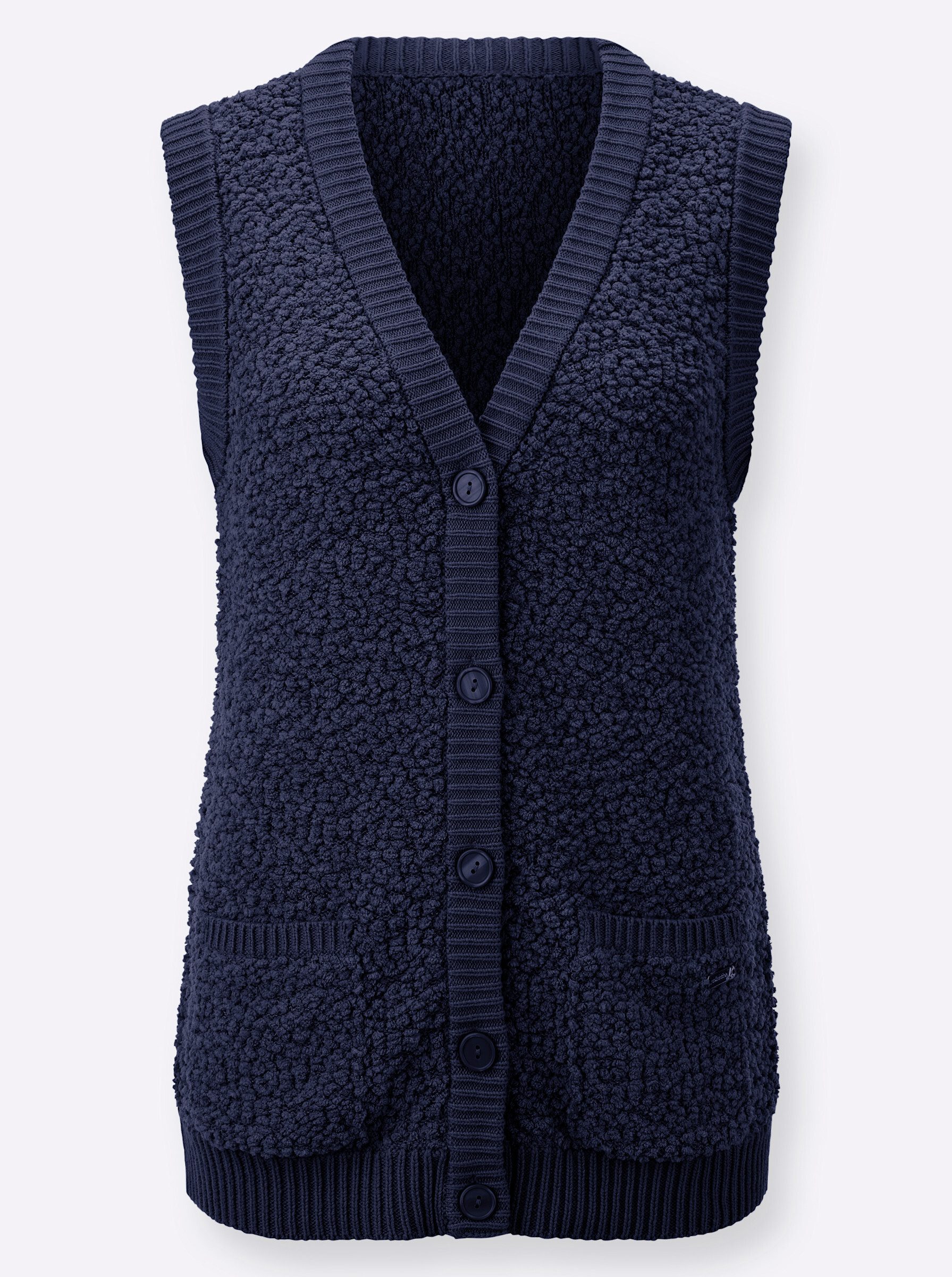 Witt Strickweste Strickweste Ärmellos