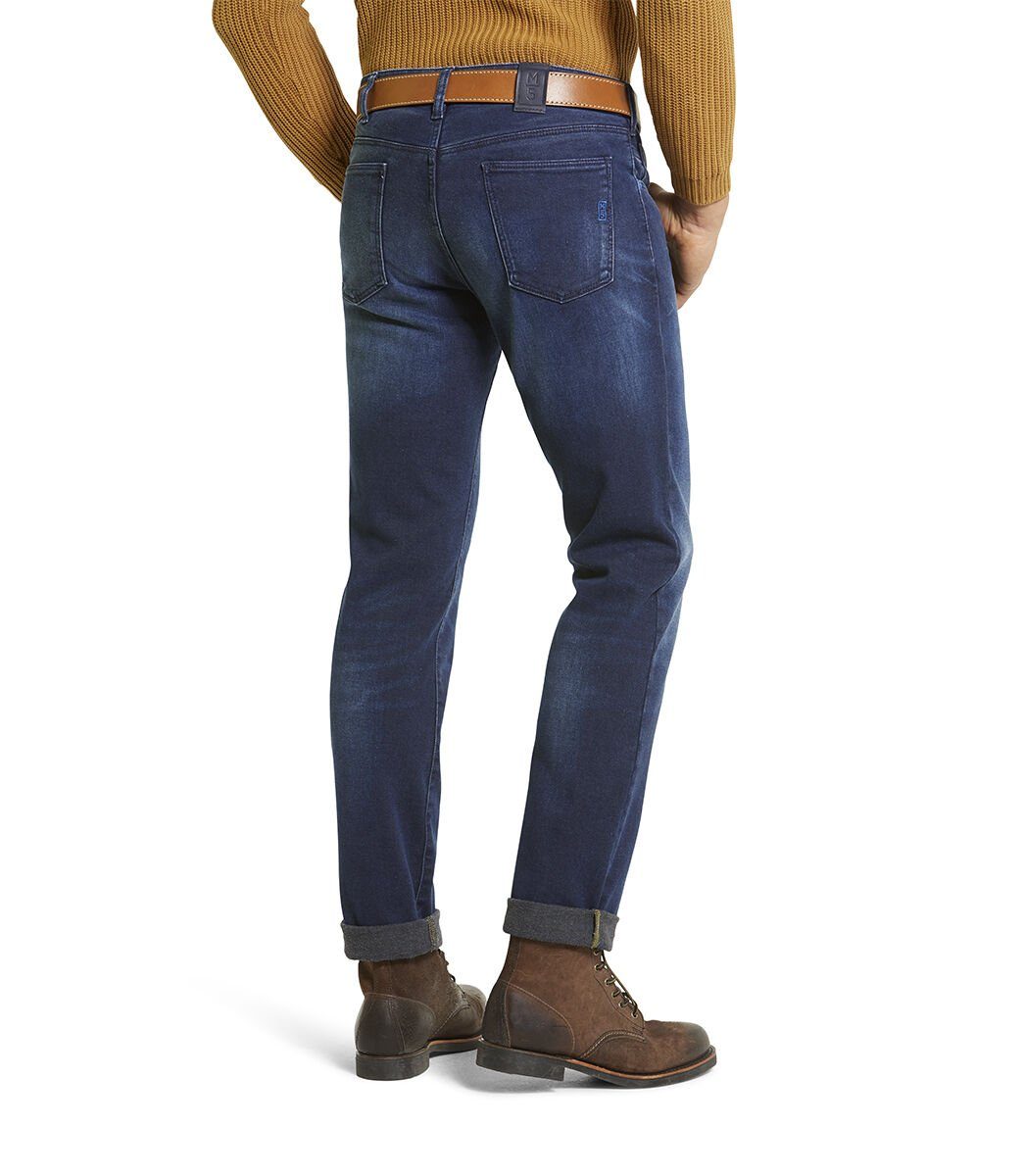 Rundbundverarbeitung Slim-fit-Jeans mit MEYER