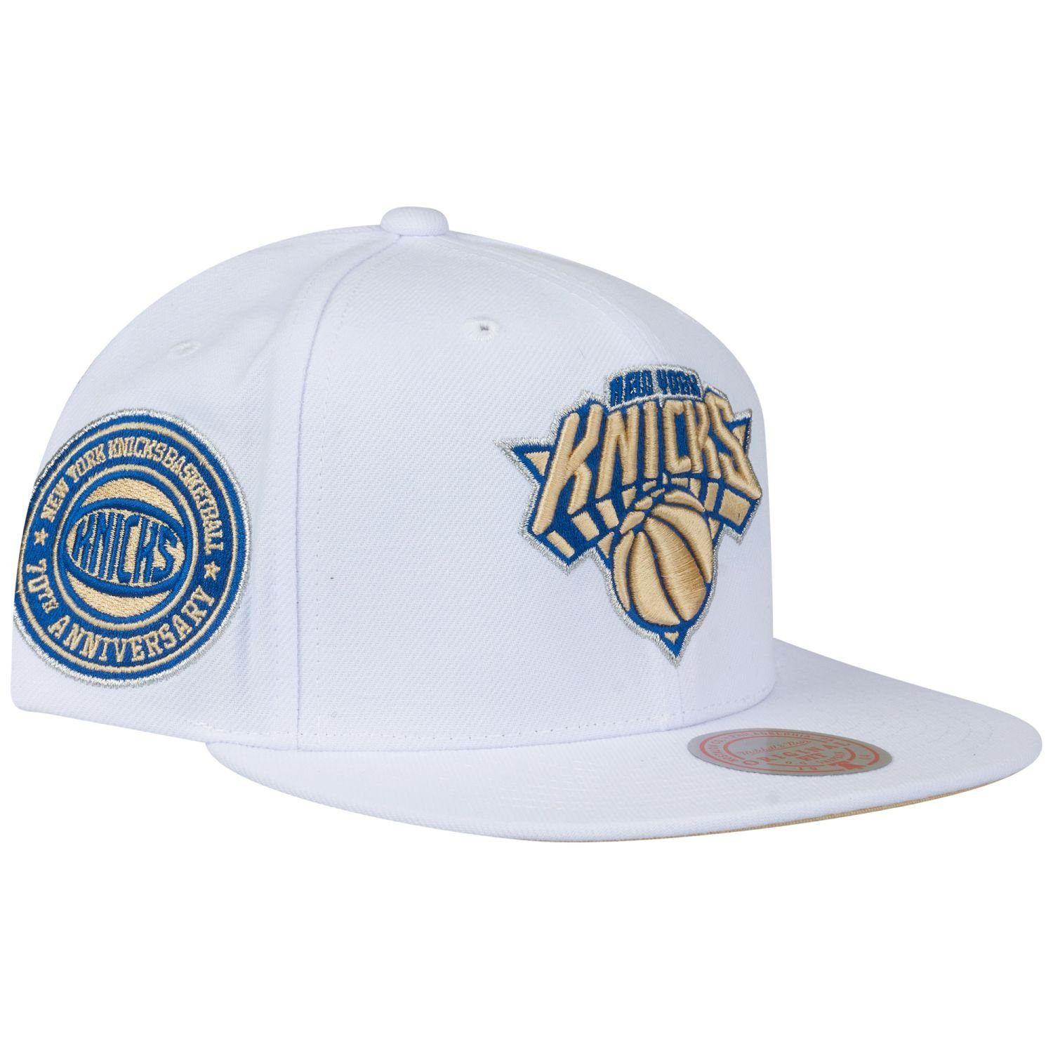 Mitchell & Ness Snapback Cap WHITE Knicks York New