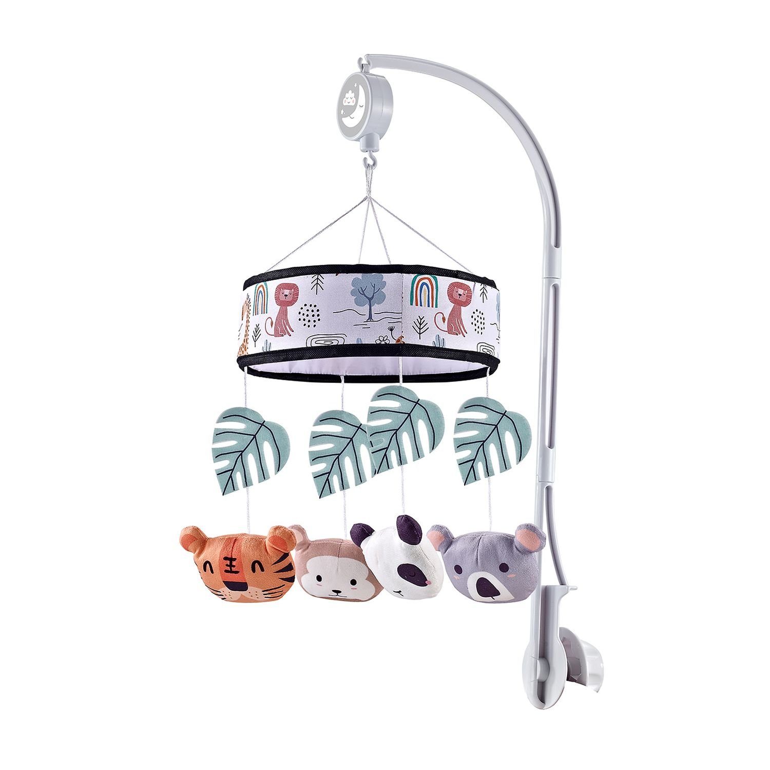 Chipolino Mobile Musik Mobile Tropic Tiere, Aufzugsmechanismus Melodien Universalklemme