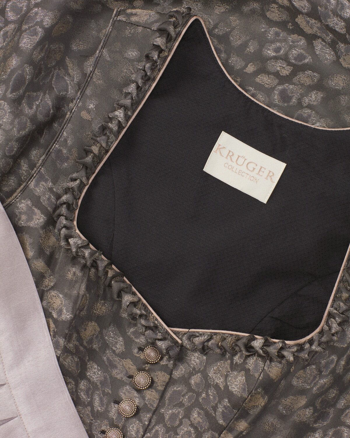 KRÜGER COLLECTION Dirndl Midi-Jacquard-Dirndl Ivena