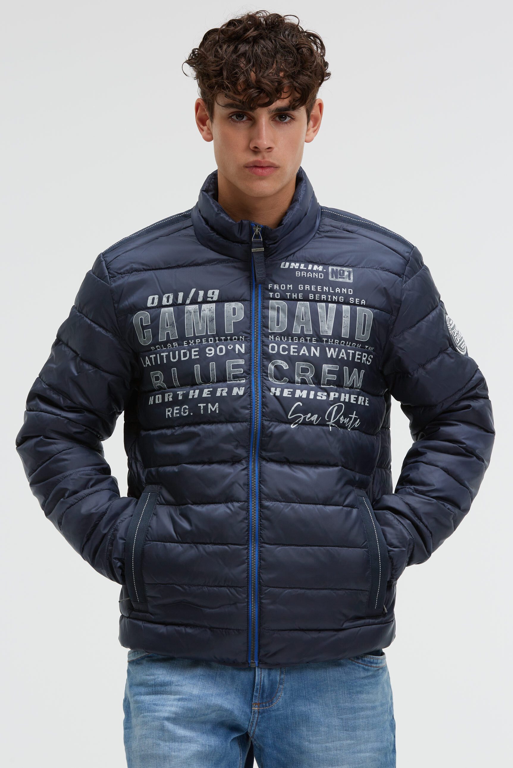 CAMP DAVID Outdoorjacke mit Windfangleiste