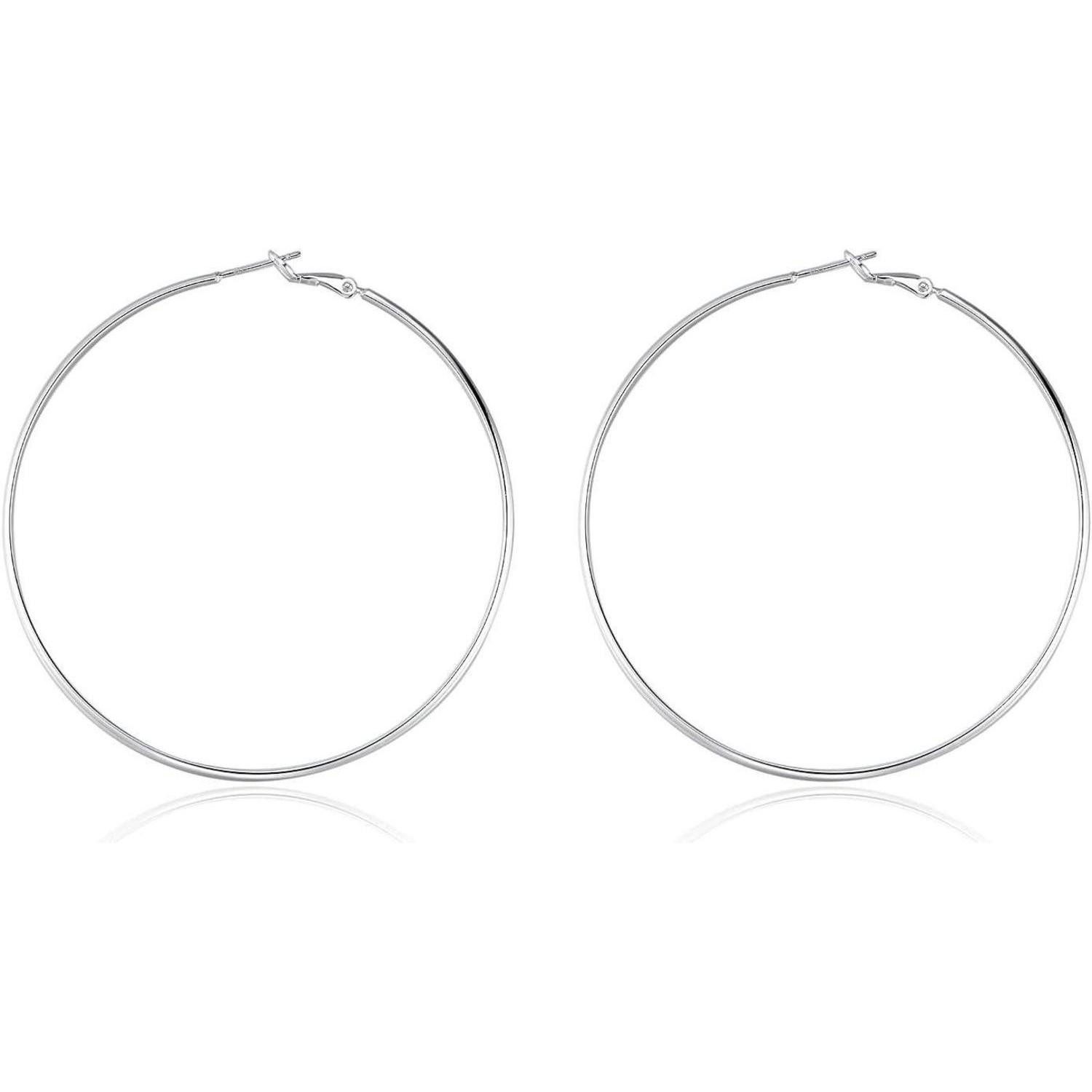 LuxusKollektion Schmuckset Ohrringe Creolen 925 Sterling Silber Hypoallerge günstig online kaufen