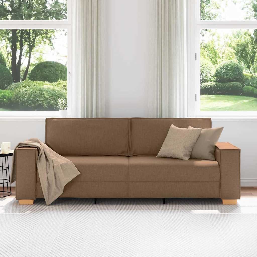 vidaXL Sofa 3-Sitzer-Sofa Braun 180 cm günstig online kaufen
