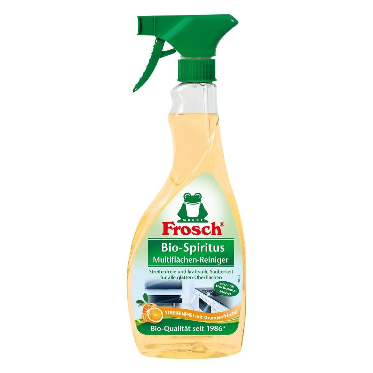 Frosch Orangen Multiflächen-Reiniger Sprühflasche 500 ml Glasreiniger