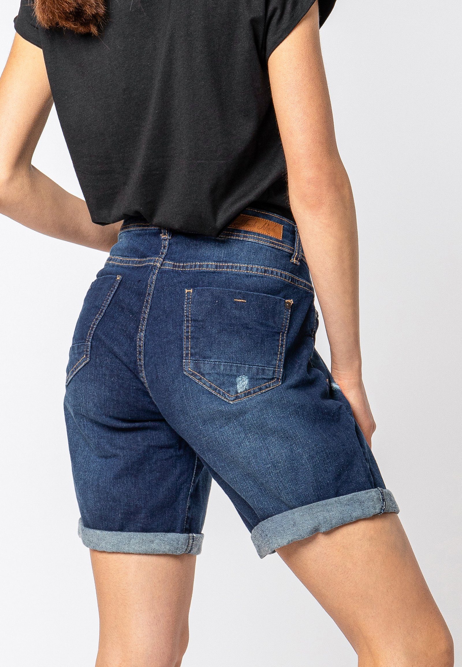 SUBLEVEL Jeansbermudas Damen Jeans Shorts kurze günstig online kaufen