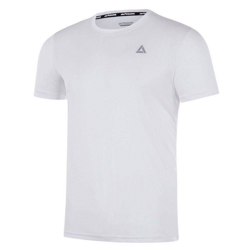 Funktionsshirt für Männer Running T-Shirt Schnelltrocknend Jogging Atmungsaktiv Airtracks Herren Laufshirt Kurzarm Comfort Line Fitness 