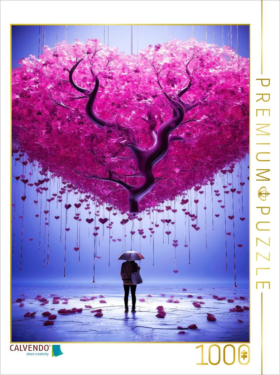 CALVENDO Puzzle CALVENDO Puzzle Lila – die Farbe der Hoffnung, 1000 Teile Lege-Größe, 1000 Puzzleteile