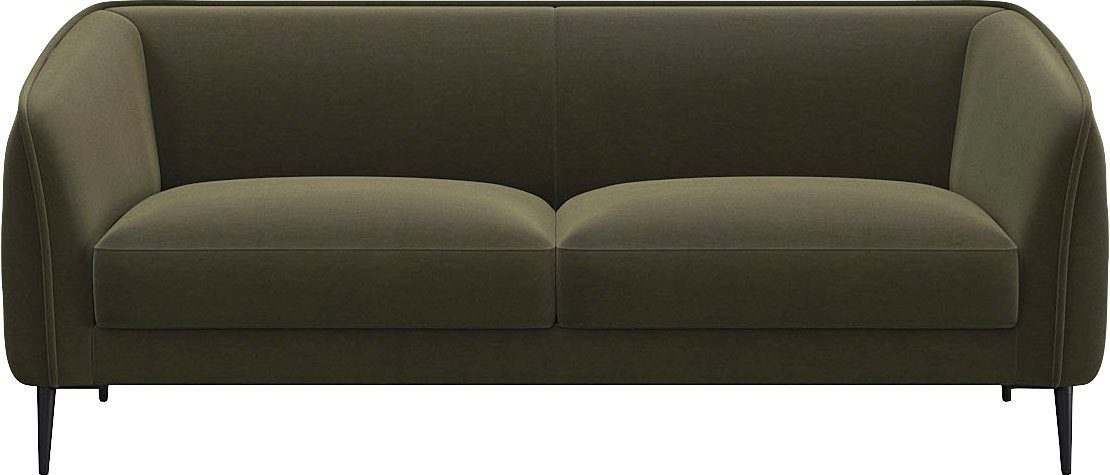 FLEXLUX 2,5-Sitzer Belle Designsofa, Couch, bequem durch Kaltschaum im Sitz günstig online kaufen
