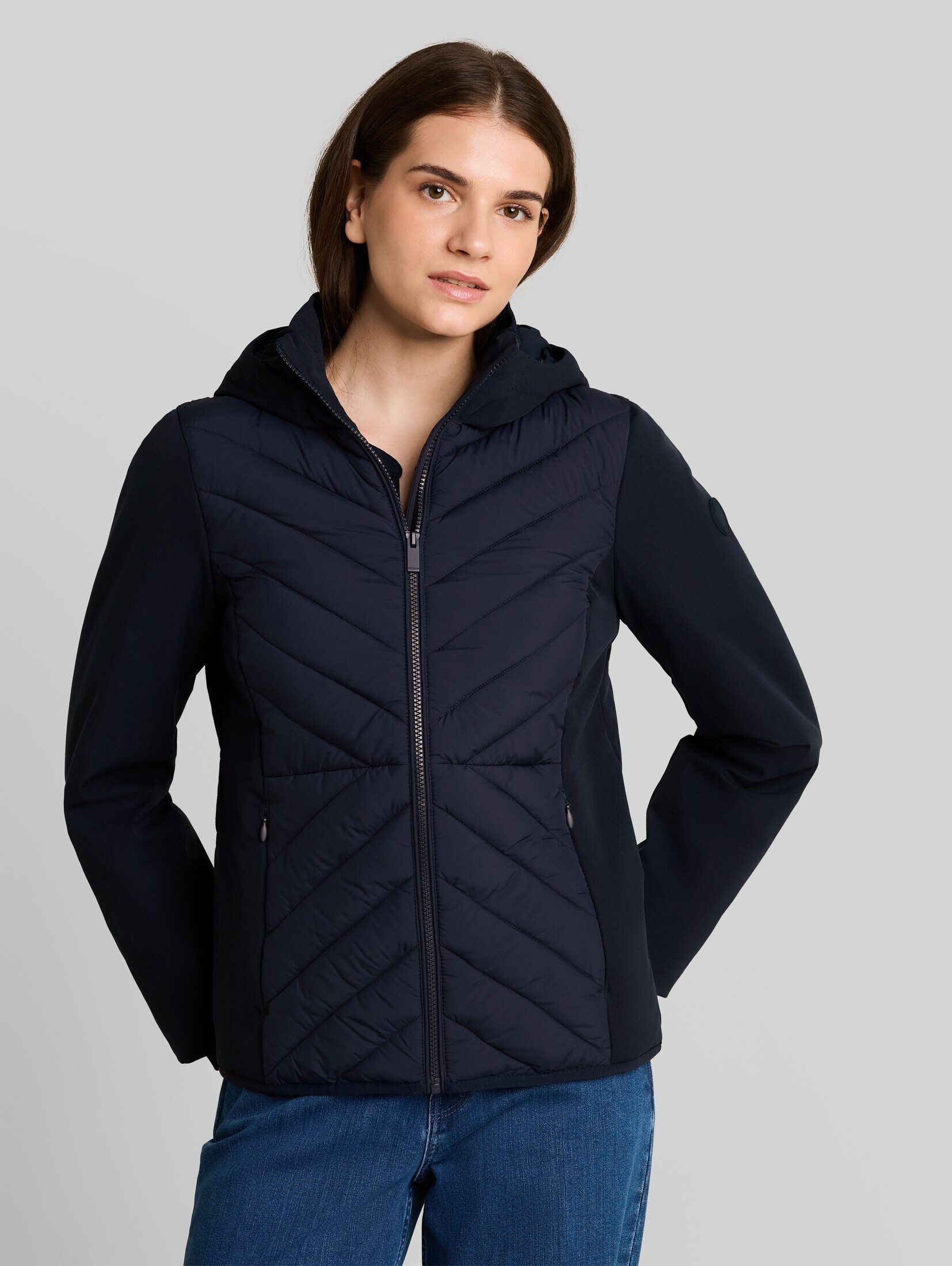 TOM TAILOR Steppjacke Jacken Hybrid Steppjacke mit Kapuze