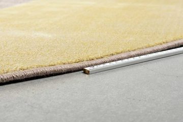 Teppich Teppich grau senf D 240 cm, Zuiver, Höhe: 1 mm