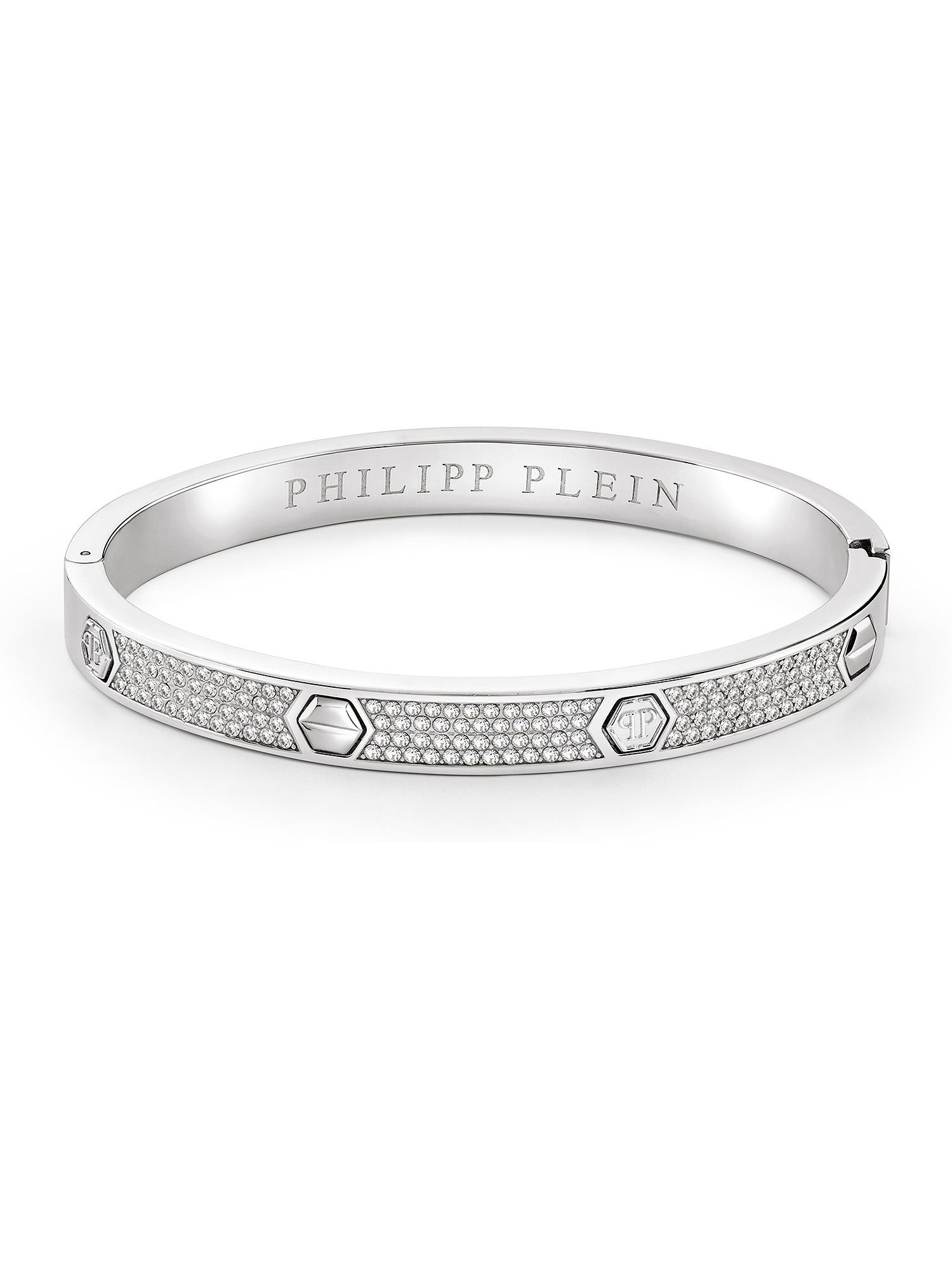 Armreif Philipp Plein Armreif Edelstahl Kristall