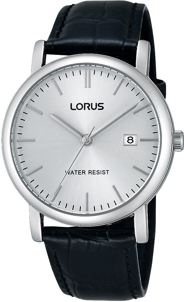 LORUS Quarzuhr RG839CX5, Armbanduhr, Herrenuhr, Datum, Lederarmband günstig online kaufen