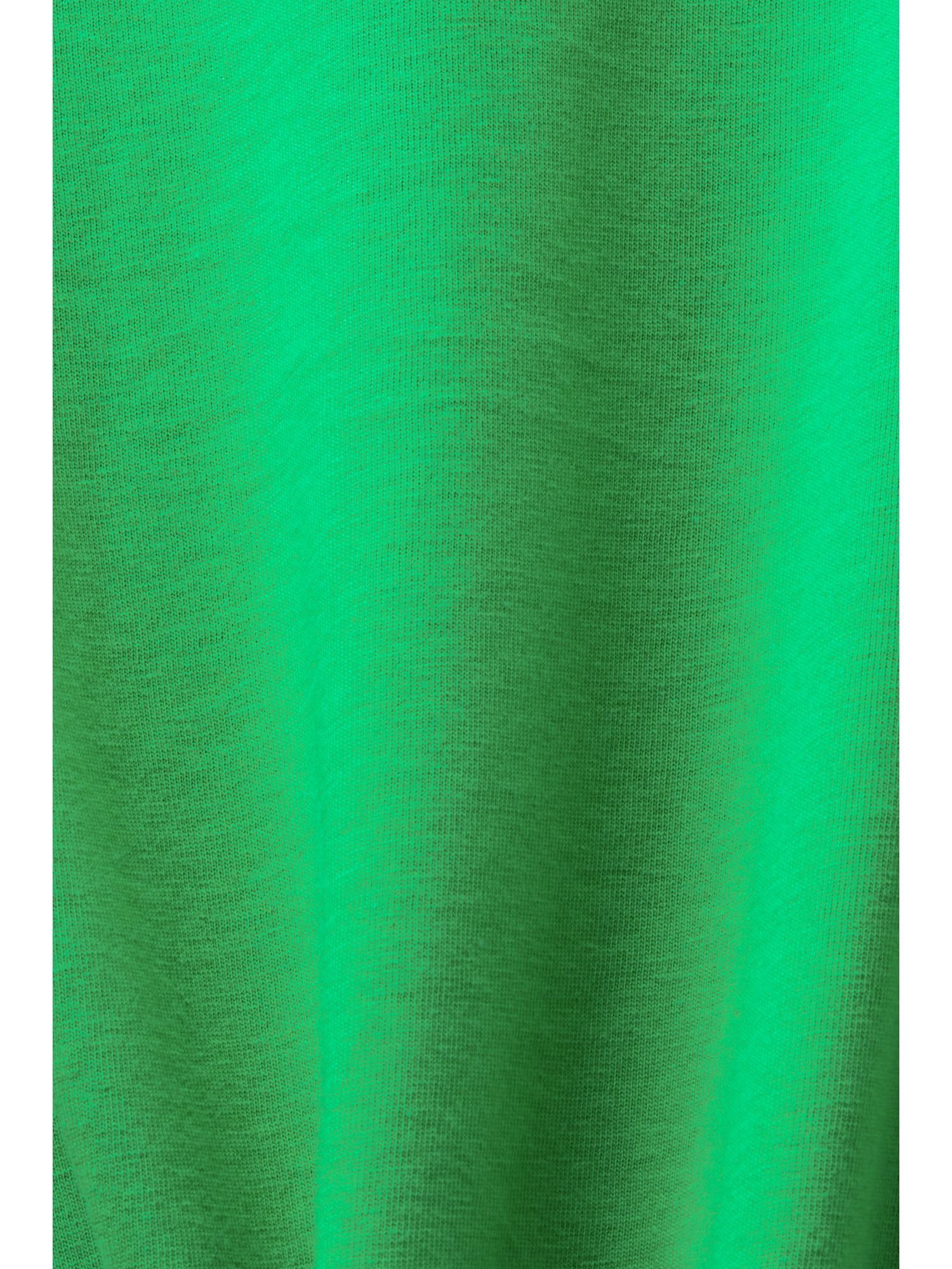 Esprit (1-tlg) GREEN Rundhalsausschnitt Langarmshirt Oberteil mit