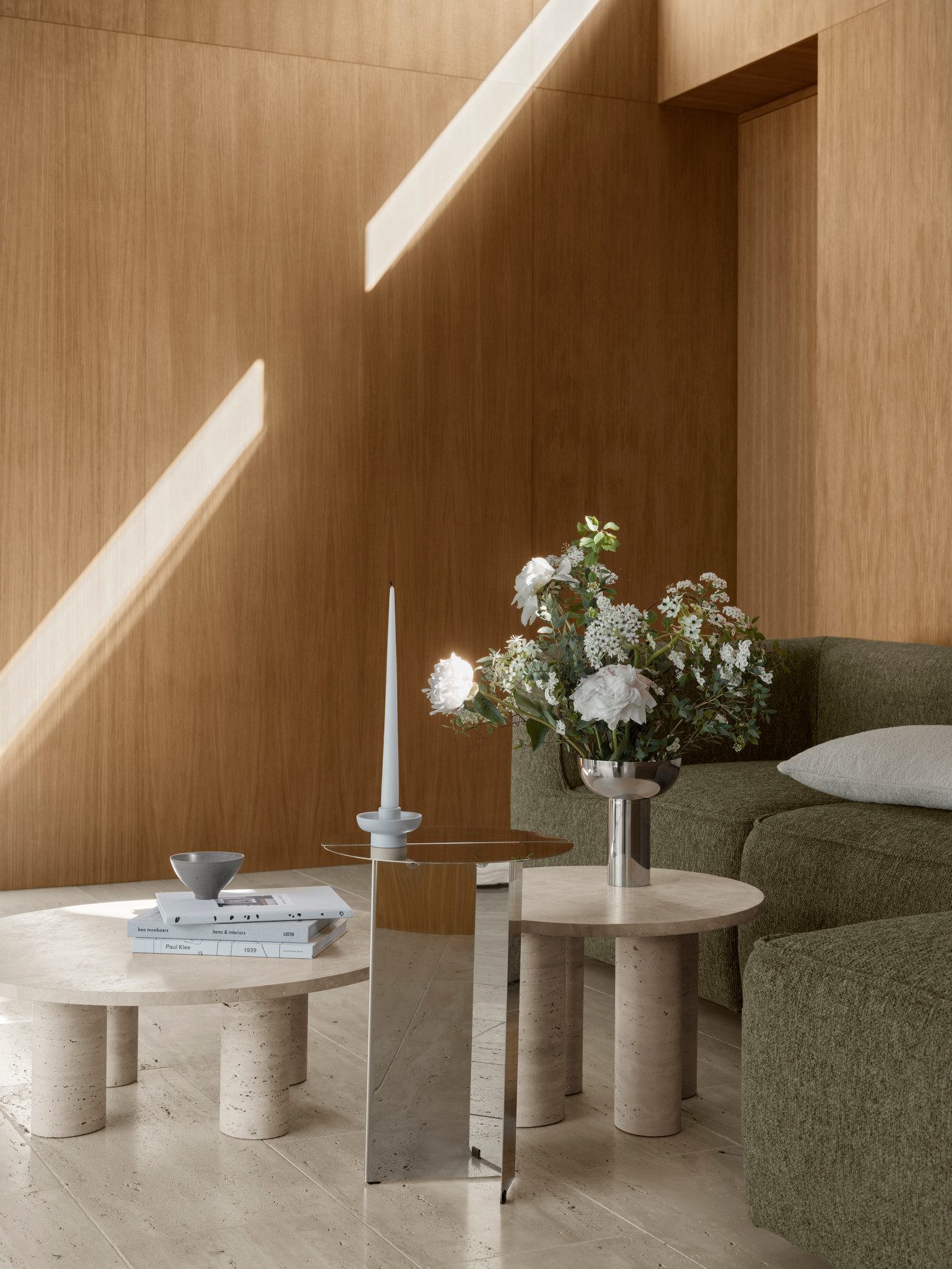 blomus Kerzenhalter -VELA- Design-Kerzenhalter: Elegantes Steingut mit matter Glasur, Elegant, Steingut, Matt Glasur, Adventskranz, Größenauswahl, Formauswahl
